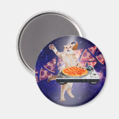 Aimant Mélangeur de Tourne-disque de chat DJ (Recto/Verso)