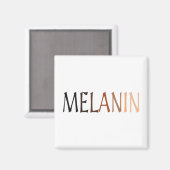 Aimant MELANIN Nuances de noir (Recto/Verso)