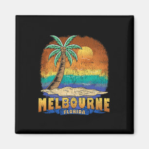 Aimant Melbourne Florida Vintage Souvenir dénudé