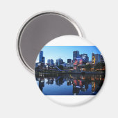 Aimant Melbourne Sunset Skyline (Recto/Verso)