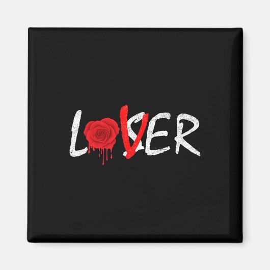 Aimant Melding Rose un amant pas un perdant  (Devant)