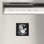 Aimant Mele Kalikimaka Retro Hawaii Santa Aloha Christmas (In Situ (Lave-vaisselle))