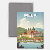 Aimant Melk Abbey Autriche Travel (Recto/Verso)