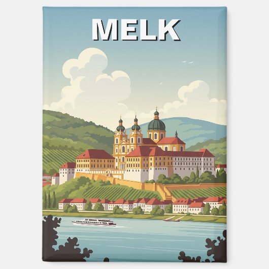 Aimant Melk Abbey Autriche Travel (Recto)