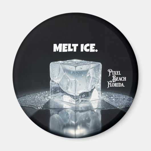 Aimant MELT ICE. Keychain (Devant)