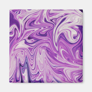 Aimant Melted lava abstract art