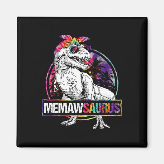 Aimant Memawsaurus Dinosaure Memaw Saurus Famille Assorti (Devant)