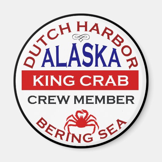 Aimant Membre de l'équipage de crabe King de hollandais H (Devant)