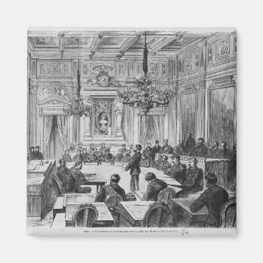 Aimant Membres de la Commune en session (Devant)