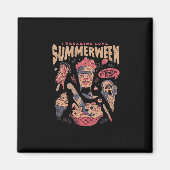 Aimant Mème classique Summerween (Devant)