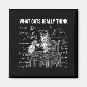 Aimant Mème de chat de physique scientifique drôle Ce que