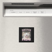 Aimant Mème de chat Freak Funny Certifié (In Situ (Lave-vaisselle))