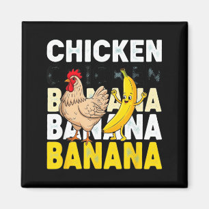 Aimant Mème de danse de banane de poulet drôle pour les e