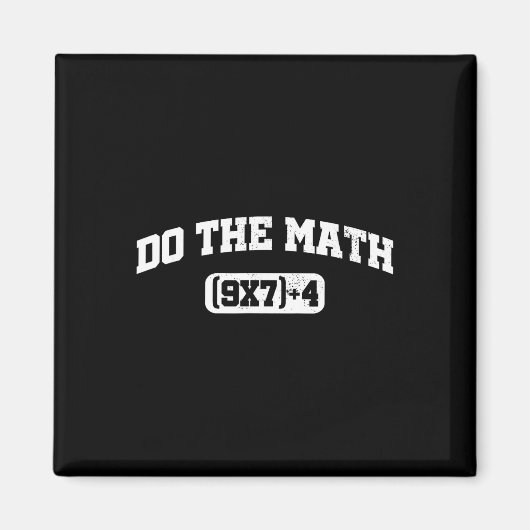 Aimant Mème de maths, Mème de maths 67, Professeur de six (Devant)