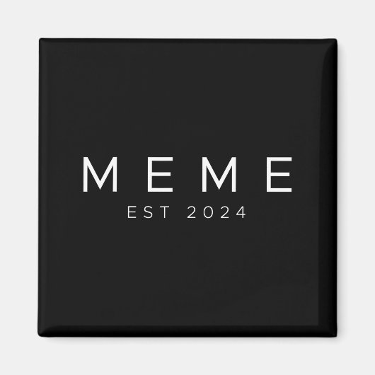 Aimant Mémé drôle bientôt mème de l'Est 2024 Nouvelle gra (Devant)