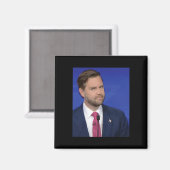 Aimant Mème drôle de J.d Vance Vice-président Dete Face  (Recto/Verso)