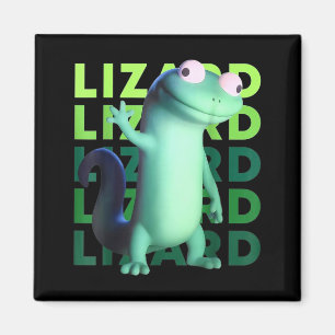 Aimant Mème drôle de lézard bizarre _ Animal surréaliste