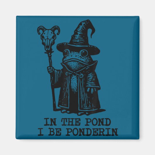 Aimant Mème du magicien grenouille dans le Nd I Be Nderin (Devant)