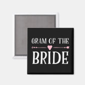 Aimant Mémé grand-mère de la mariée (Recto/Verso)