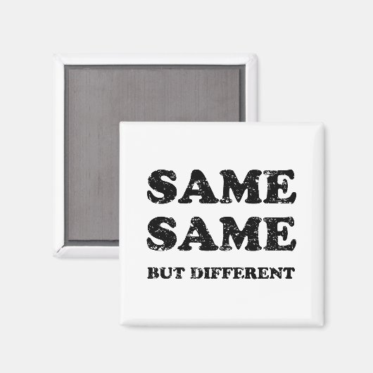 AIMANT MÊME MAIS DIFFÉRENT (Recto/Verso)