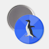 Aimant Mème-pingouin socialement Awkward (Recto/Verso)