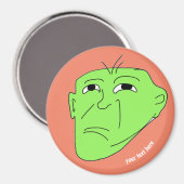 Aimant mème vert modifiable signifie (Recto/Verso)