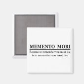 Aimant Memento mori (Recto/Verso)