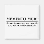 Aimant Memento mori (Devant)