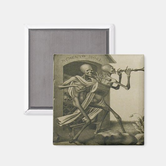 Aimant Memento Mori (Recto/Verso)