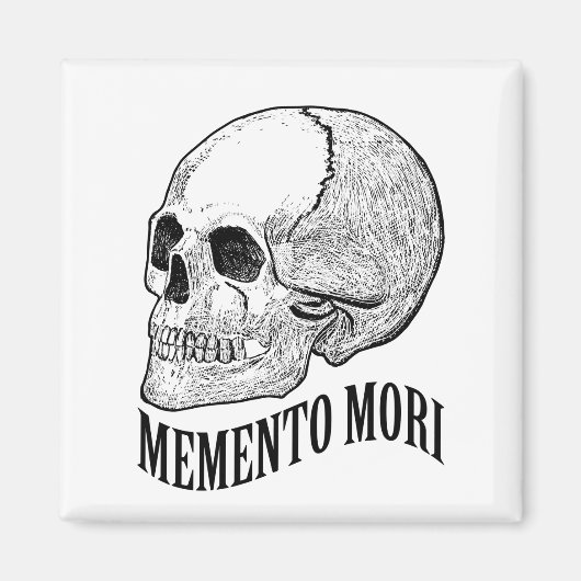 Aimant Memento mori (Devant)