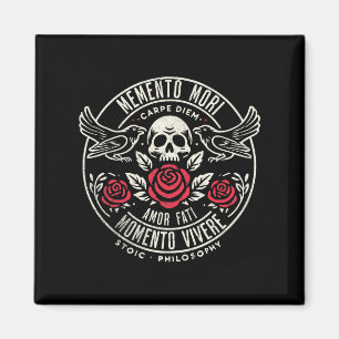 Aimant Memento Mori, Amor Fati, Stoïque Citation Philosop