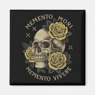 Aimant Memento Mori Memento Vivere _ Philosophie &amp; La
