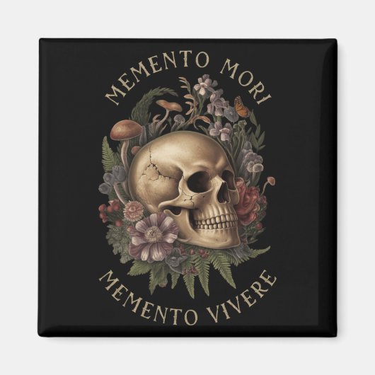 Aimant Memento Mori Memento Vivere _ Philosophie & La (Devant)