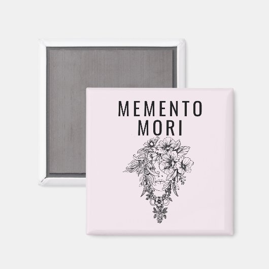 Aimant Memento Mori, stoïcisme, Marcus Aurelius (Recto/Verso)