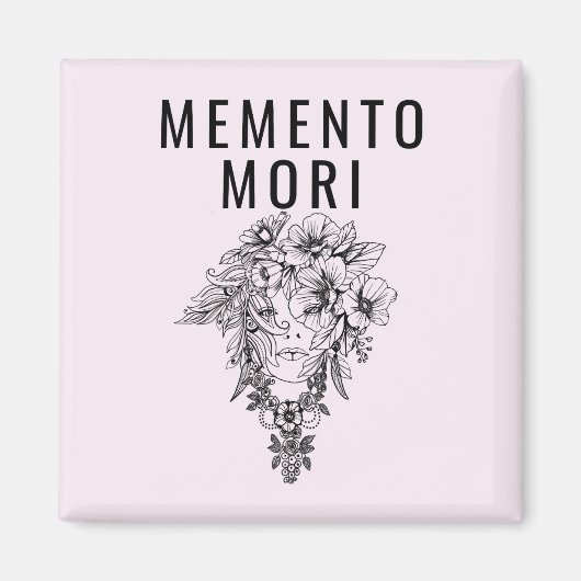 Aimant Memento Mori, stoïcisme, Marcus Aurelius (Devant)