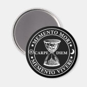 Aimant memento mori vivere (Recto/Verso)