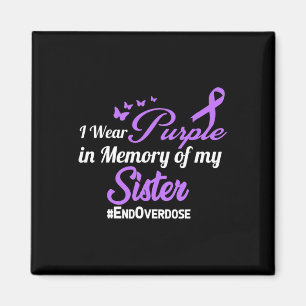 Aimant Mémoire de sensibilisation à l'overdose