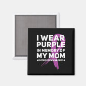 Aimant Mémoire de sensibilisation à l'overdose de maman a (Recto/Verso)