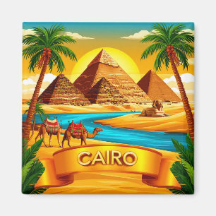 Aimant 🧲 Mémoire de vacances au Caire en Égypte depuis v