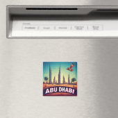 Aimant 🧲 Mémoire de vacances côtières à Abou Dabi UAE 🌊 (In Situ (Lave-vaisselle))