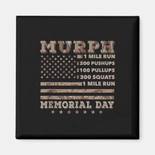 Aimant Mémorial américain du Défi d'entraînement Murph 20