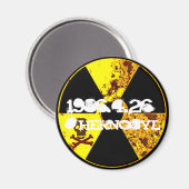 Aimant Mémorial anti-nucléaire de Tchernobyl (Recto/Verso)