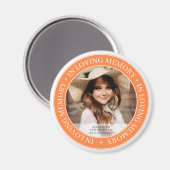 Aimant Mémorial dans la mémoire amoureuse classique photo (Recto/Verso)