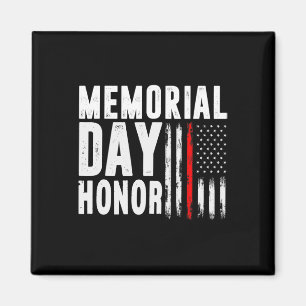 Aimant Memorial Day Honore Ceux Qui Ont Servi Et Sacrifié