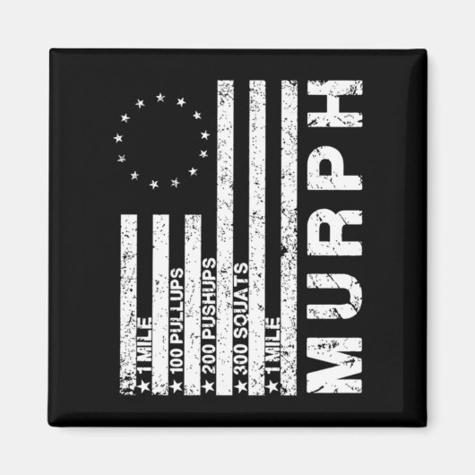 Aimant Memorial day murph workout challenge betsy rose fl (Devant)