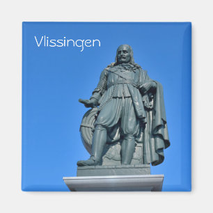 Aimant Mémorial de Michiel de Ruyter dans la ville de Vli