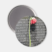 Aimant mémorial des anciens combattants du vietnam (Recto/Verso)