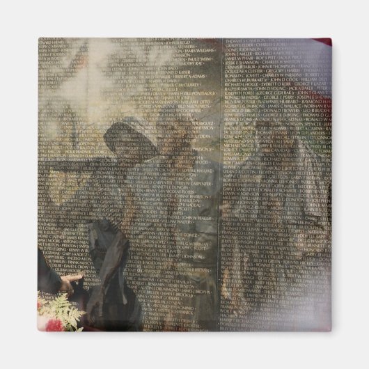 Aimant Mémorial des Vétérans du Vietnam (Devant)