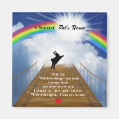 Aimant Mémorial du Pont Arc en Ciel pour les lapins (Devant)