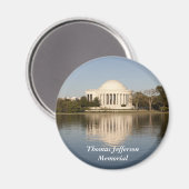 Aimant Mémorial Thomas Jefferson (Recto/Verso)